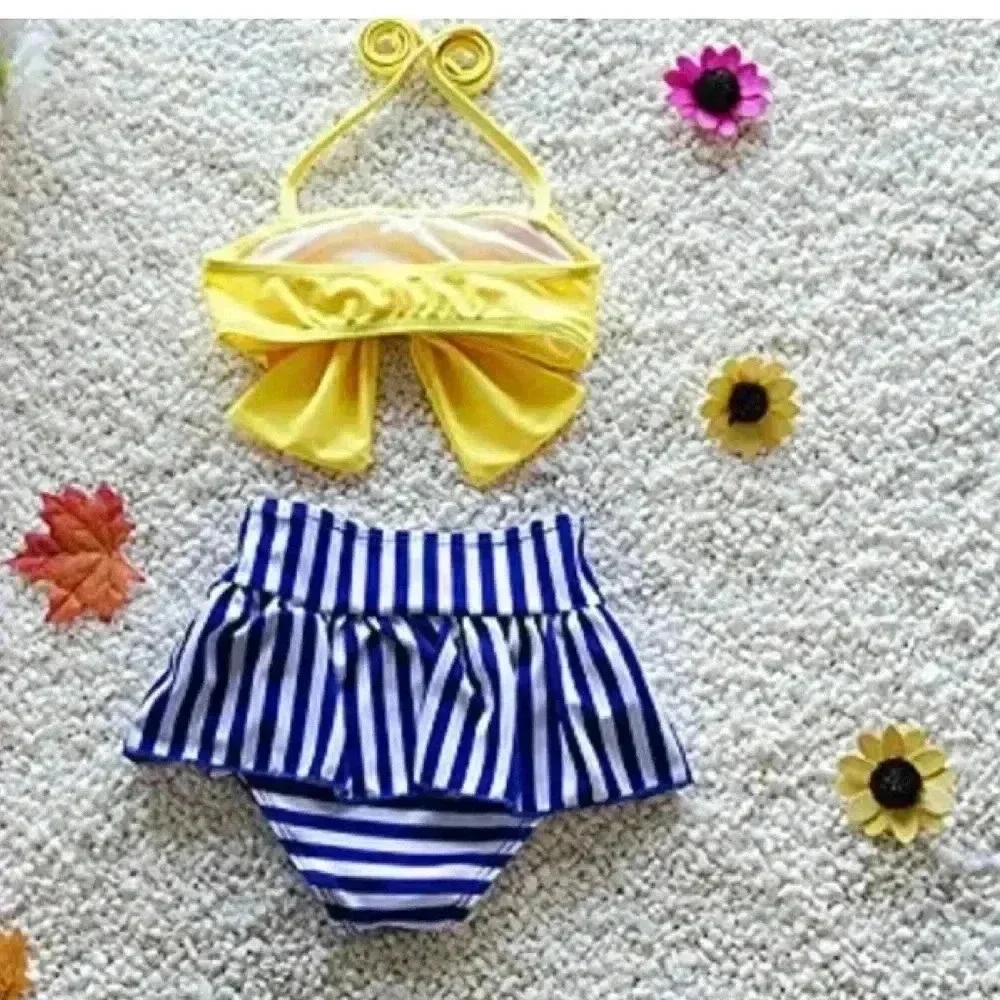 NWT INFANT SIZE S (10-12 mos) Girls 2 piece swimsuit